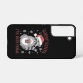 サンタさん私はフェラル・クリスマス・ラクーンだった SAMSUNG GALAXYケース (裏面横)