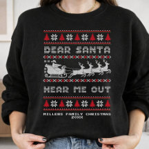 サンタさん聞いてください クリスマスTシャツ