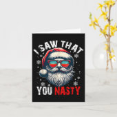 サンタさん、あのひどいことを見ちゃったよ サンタさん、あのひどいことを見ちゃったよ カード (黄色い花)