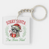 サンタさん、フェラルだったよ キーホルダー (裏面)