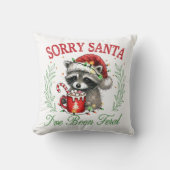 サンタさん、フェラルだったよ クッション (正面)