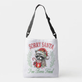サンタさん、フェラルだったよ クロスボディバッグ (裏面)