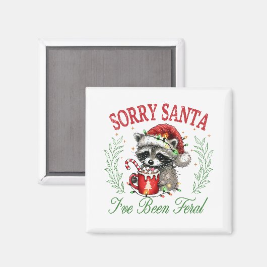 サンタさん、フェラルだったよ マグネット (正面/裏面)