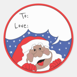 サンタさん ラウンドシール