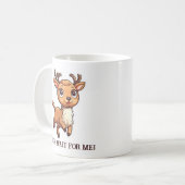 サンタさん、待って! コーヒーマグカップ (正面左)