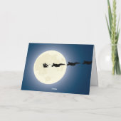 サンタすごいとホーネットF/A-18ジェットクリスマス シーズンカード (裏面)