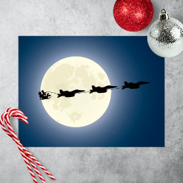 サンタすごいとホーネットF/A-18ジェットクリスマス シーズンポストカード