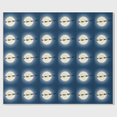 サンタすごいとホーネットF/A-18ジェットクリスマス ラッピングペーパー (フラット)