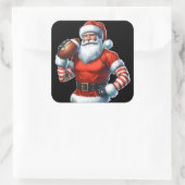 サンタすてきウィザホリデーフットボール スクエアシール (バッグ)