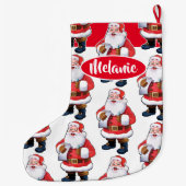サンタすてきカスタムガールズクリスマスストッキング ラージクリスマスストッキング (裏面)
