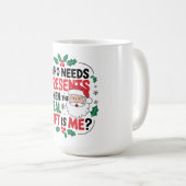 サンタすてきクロースがフェスティバル応援を持ち込む コーヒーマグカップ (正面右)