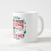 サンタすてきクロースがフェスティバル応援を持ち込む ジャンボコーヒーマグカップ (正面右)