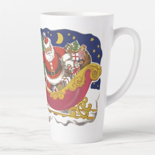 サンタすてきクロースとスリー カフェラテマグ (右)