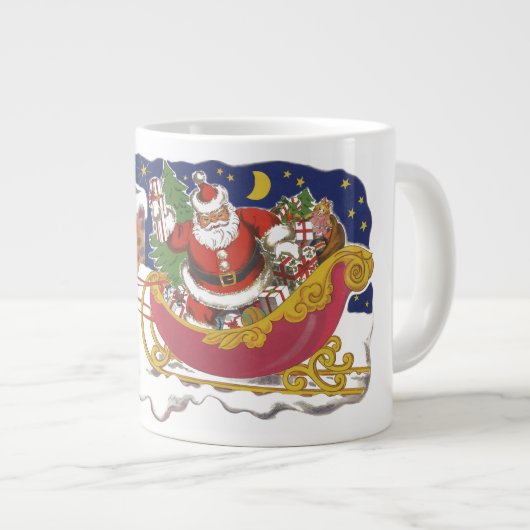 サンタすてきクロースとスリー ジャンボコーヒーマグカップ (正面右)