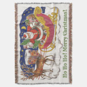 サンタすてきクロースとスリー スローブランケット (正面縦)