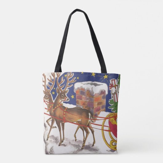 サンタすてきクロースとスリー トートバッグ (裏面)