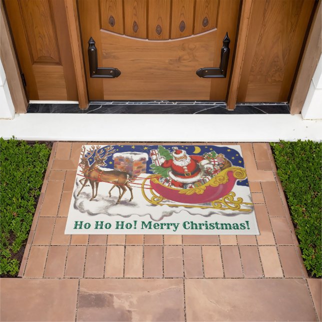 サンタすてきクロースとスリー ドアマット (室外)