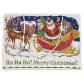 サンタすてきクロースとスリー ラージペーパーバッグ (正面)