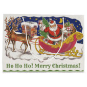 サンタすてきクロースとスリー ラージペーパーバッグ (裏面)