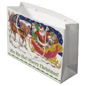 サンタすてきクロースとスリー ラージペーパーバッグ (裏面アングル)