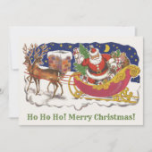 サンタすてきクロースとスリー 招待状 (正面)