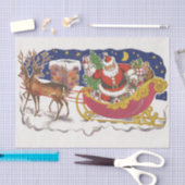 サンタすてきクロースとスリー 薄葉紙 (クラフト)