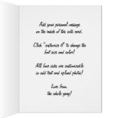 サンタすてきクロースと帽子 (内側(右))