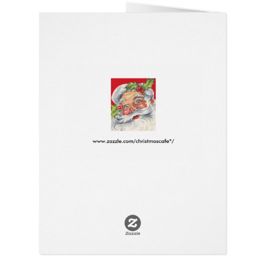 サンタすてきクロースと帽子 (裏面)