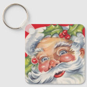 サンタすてきクロースと帽子 キーホルダー (正面)