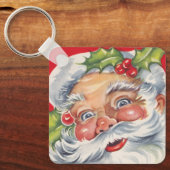 サンタすてきクロースと帽子 キーホルダー (正面)