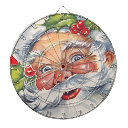 サンタすてきクロースと帽子 ダーツボード (正面)