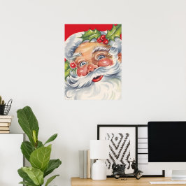 サンタすてきクロースと帽子 ポスター