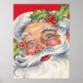 サンタすてきクロースと帽子 ポスター (正面)