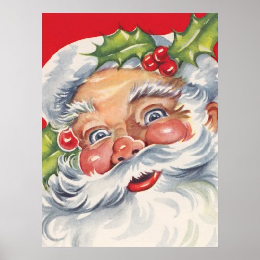 サンタすてきクロースと帽子 ポスター (正面)