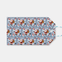 サンタすてきクロースと雪だるまクリスマスパターン