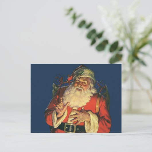 サンタすてきクロースのおもちゃつき シーズンポストカード (スタンド正面)