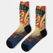 サンタすてきクロースのおもちゃつき ソックス (左)