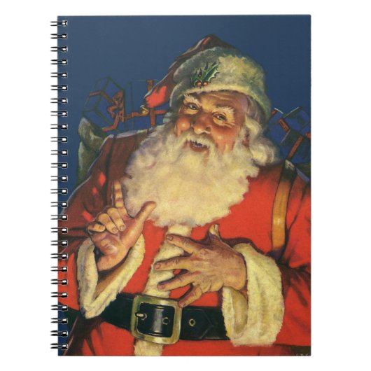 サンタすてきクロースのおもちゃつき ノートブック (正面)
