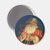 サンタすてきクロースのおもちゃつき マグネット (正面/裏面)