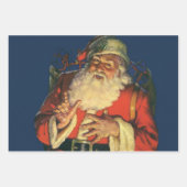 サンタすてきクロースのおもちゃつき ラッピングペーパーシート (正面)