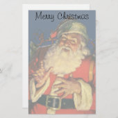 サンタすてきクロースのおもちゃつき 便箋 (正面/裏面)