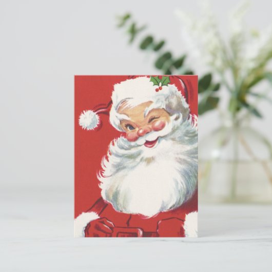 サンタすてきクロースのワイン シーズンポストカード (スタンド正面)
