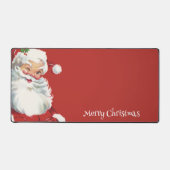 サンタすてきクロースのワイン デスクマット (正面)