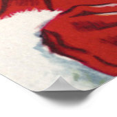 サンタすてきクロースのワイン ポスター (角)