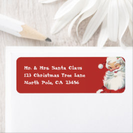 サンタすてきクロースのワイン ラベル