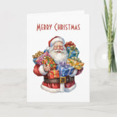 サンタすてきクロースクラシッククリスマス カード (正面)