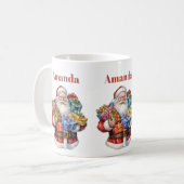 サンタすてきクロースクラシッククリスマス コーヒーマグカップ (正面左)