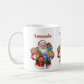 サンタすてきクロースクラシッククリスマス コーヒーマグカップ (左)