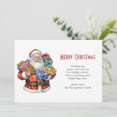 サンタすてきクロースクラシッククリスマス シーズンカード (スタンド正面)