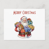 サンタすてきクロースクラシッククリスマス シーズンポストカード (正面)
